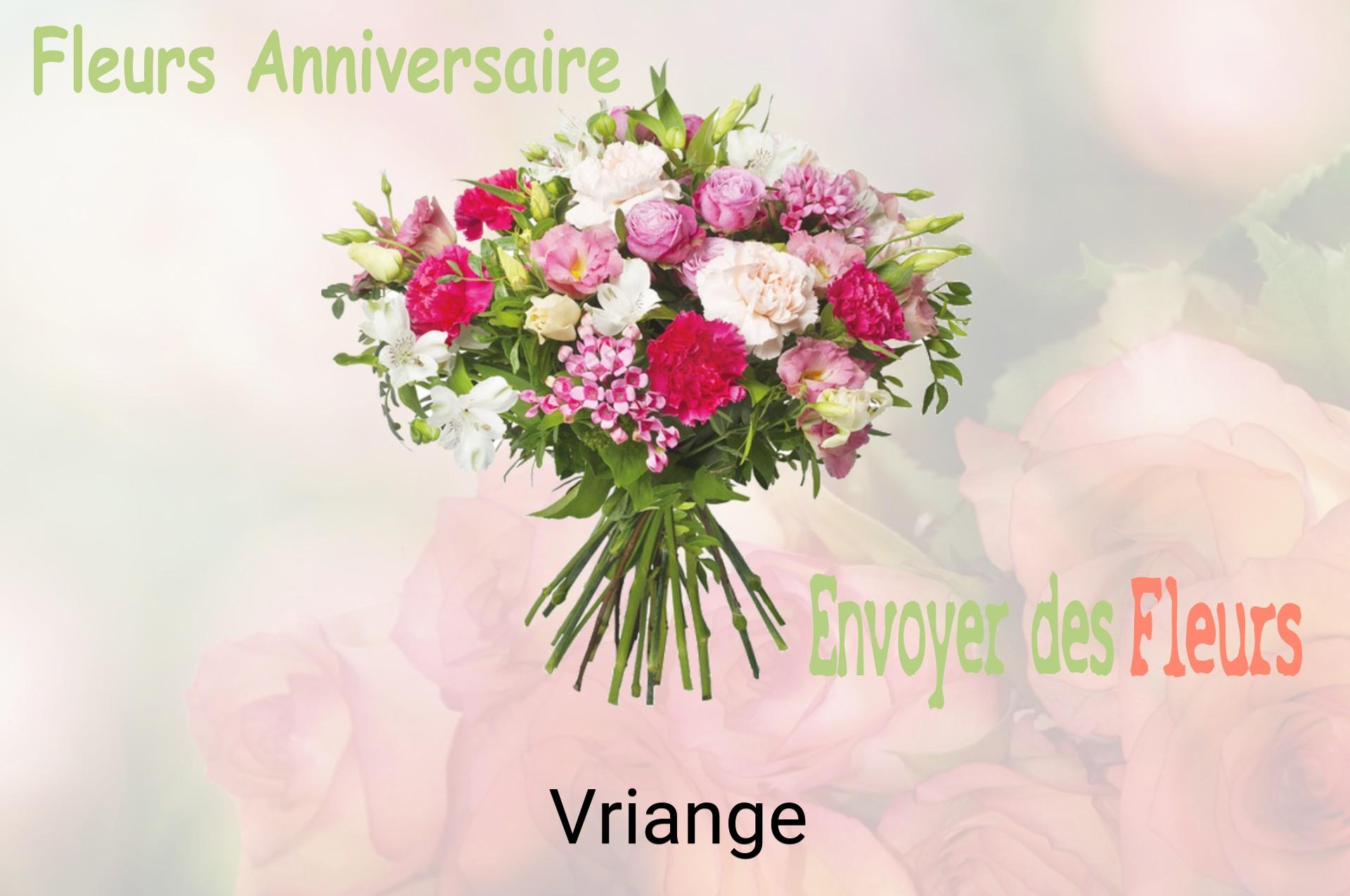 Bouquet de fleurs d’anniversaire livré à Vriange