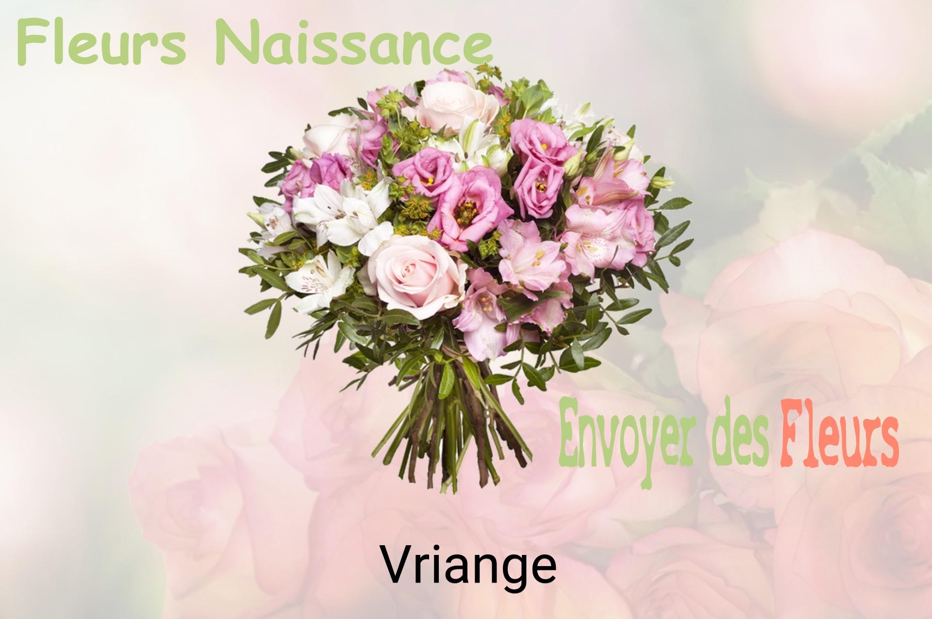 Bouquet de fleurs de naissance livré à Vriange